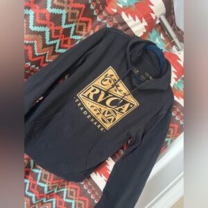RVCA light black hoodie